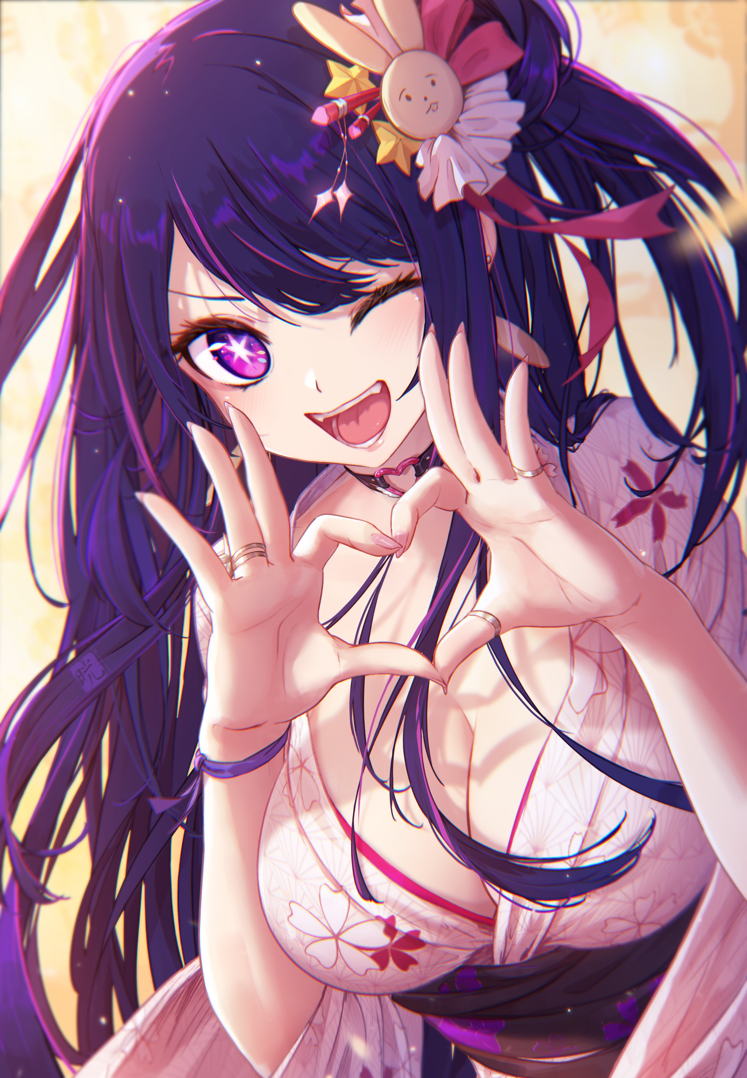 mitsu-mitsu-art-oshi-no-ko-hoshino-ai-no-bra-open-shirt-yukata